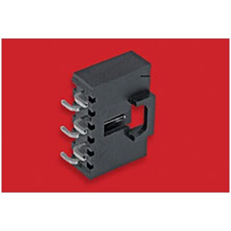 Molex Board Connector, 6 Contact(S), 1 Row(S), Male, Straight, 0.1 Inch Pitch, Surface Mount Terminal, 740990006